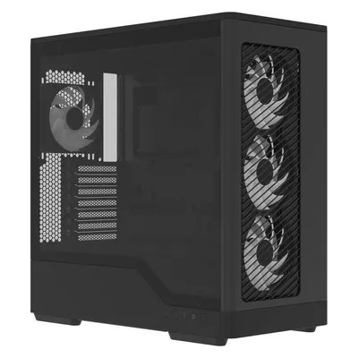PC-Gehäuse AeroCool D520A ACCM-DS05143.11 ARGB Fenster Schwarz ATX
