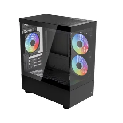 PC-Gehäuse AeroCool Viewport Mini ARGB Mini Tower Micro ATX