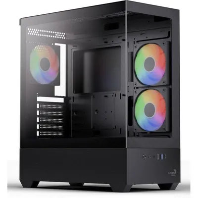 ATX Tower Aerocool P500D Glaspaneele A-RGB Lüfter USB-C