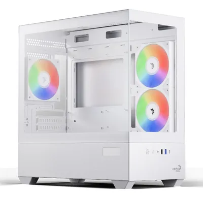 PC-Gehäuse Aerocool P300D Digi-G-WT-v1 Micro ATX Weiß