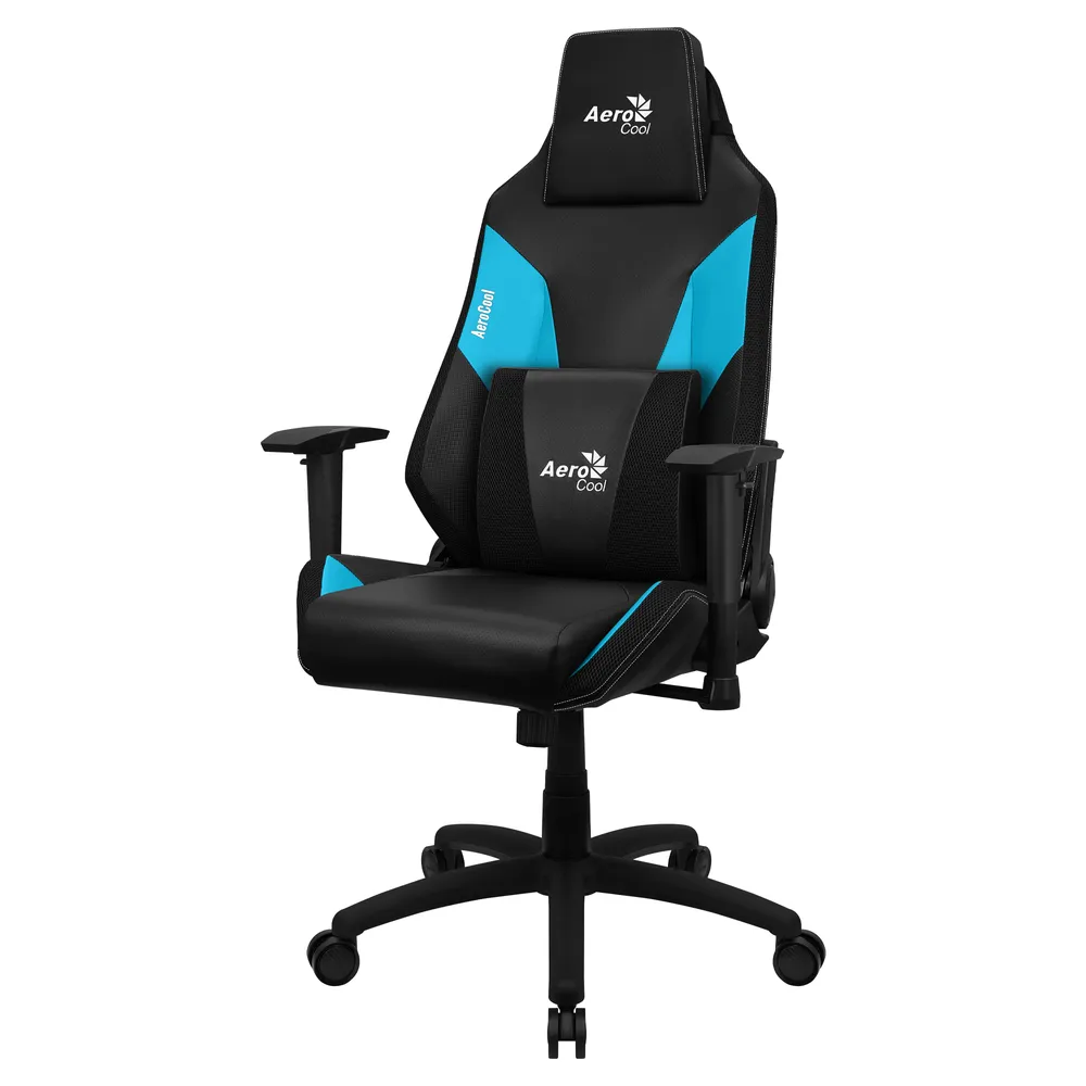Aerocool Admiral Gaming-Stuhl, Schwarz/Blau