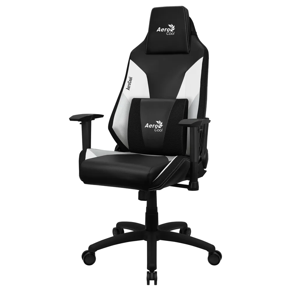 Aerocool Admiral Gaming-Stuhl, Schwarz/Weiß