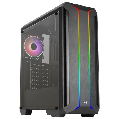 Aerocool Skyline ARG Crystal Acryl USB 3.0 Schwarz