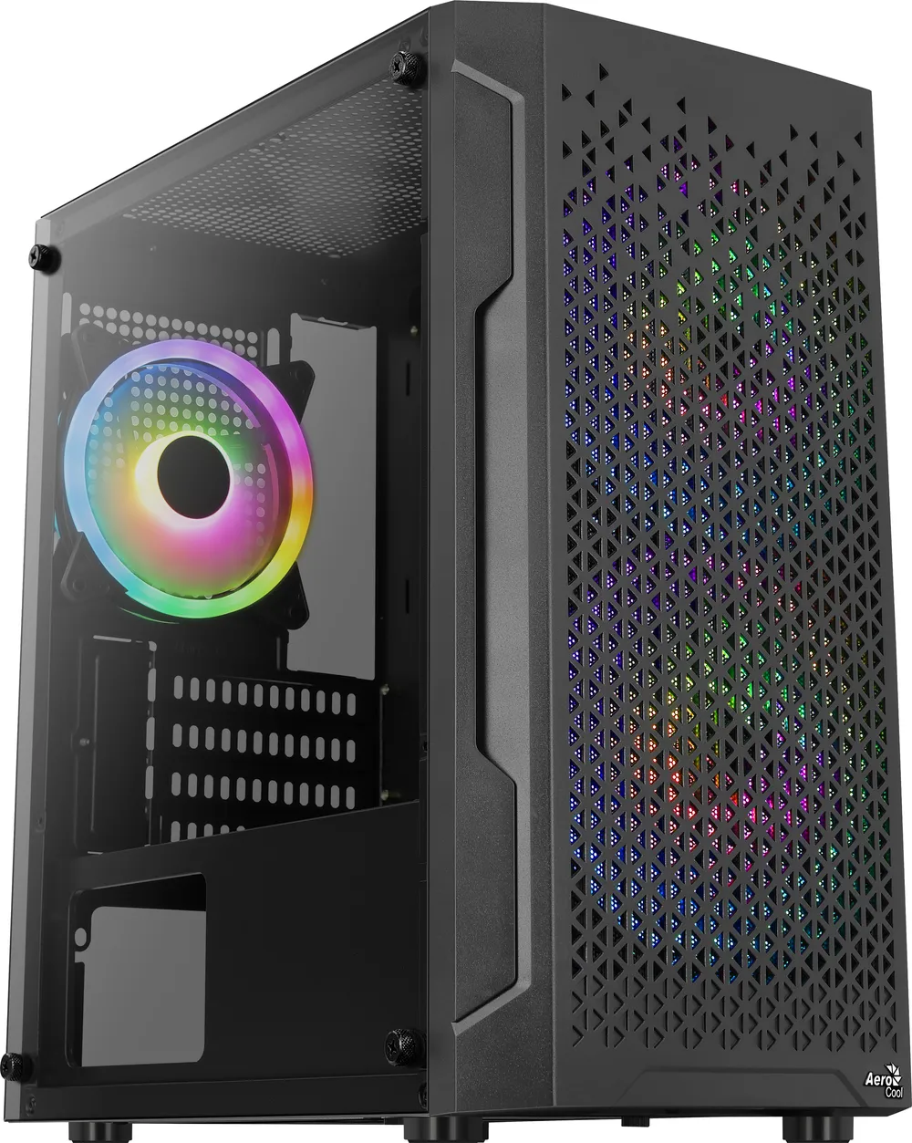 Aerocool Trinity Mini V2 gehärtetes Glas USB 3.0