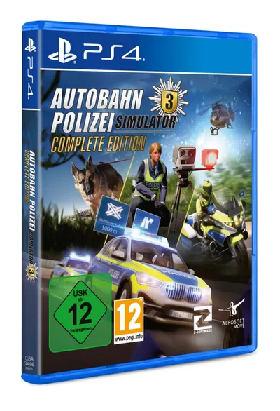 Autobahn Polizei Simulator 3 - Complete Edition PS4, Polizei Simulation mit Streifenwagen, Motorrad & Offroad-SUV