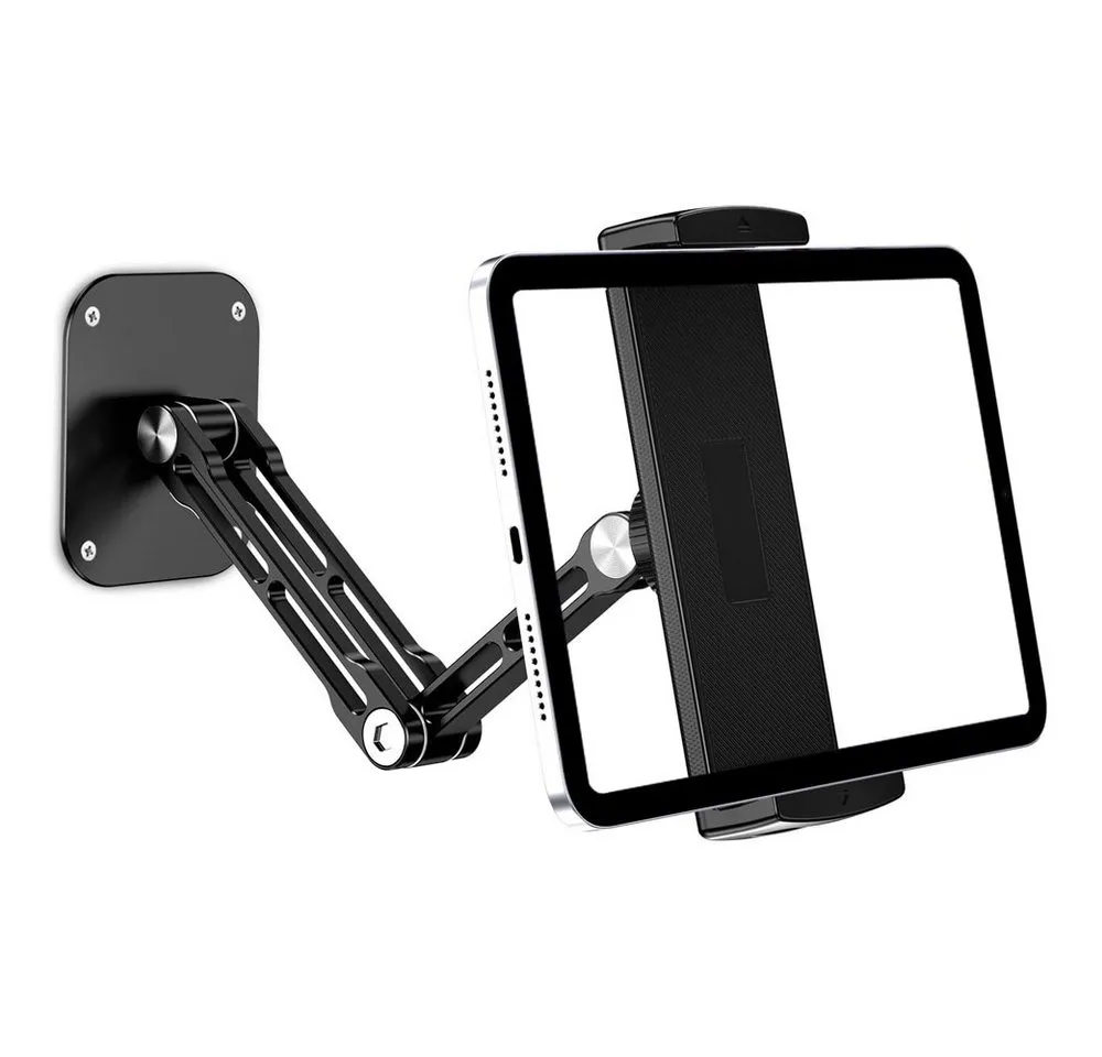AFKSMILE Tablet-Halterung Tablet Wandhalterung, Höhenverstellbar & Faltbar Tablet Halterung Wand