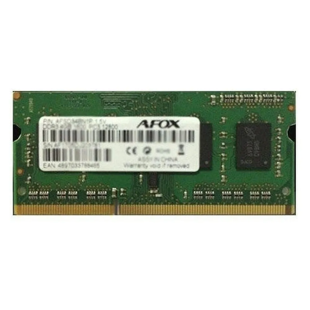 Memoria RAM Afox AFSD38AK1P 8GB 1x8GB DDR3 1600MHz SO-DIMM
