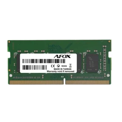 Memoria RAM Afox AFSD38BK1P 8GB 1x8GB DDR3 1600MHz SO-DIMM Single-Channel Schwarz