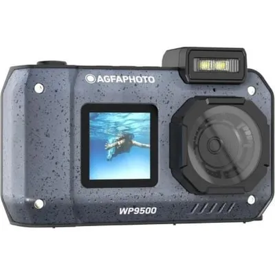 AgfaPhoto Realishot WP9500 24 MP Kompakt-Digitalkamera mit 18-fachem Digitalzoom, 5K Ultra HD CMOS-Sensor, wasserdicht