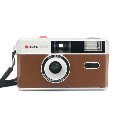 AgfaPhoto 603002 Filmkamera Kompakt-Filmkamera 35 mm Braun, Silber