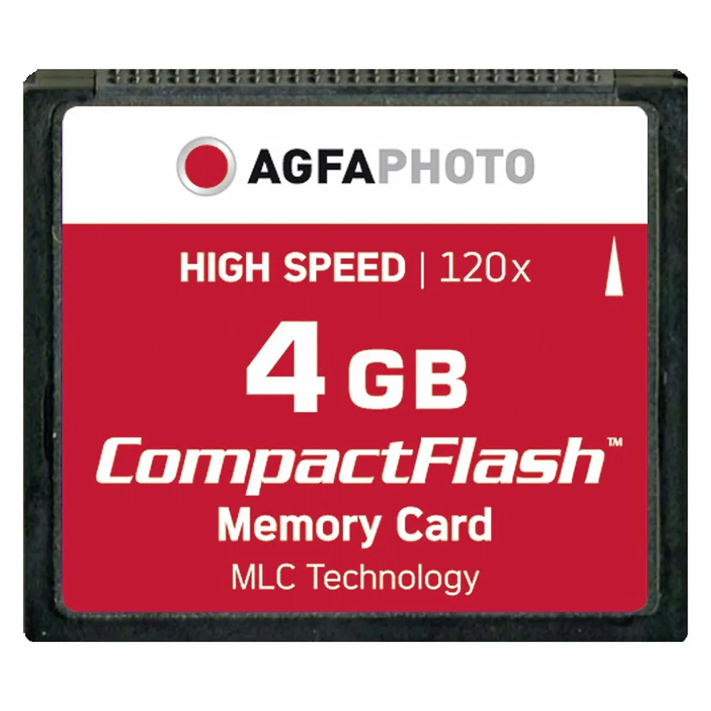 Agfaphoto Compact Flash 4GB High Speed 120x MLC