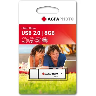 USB-Stick AgfaPhoto 8GB USB 2.0 schnelles kompaktes Speichermedium USB-Stick AgfaPhoto 8GB USB 2.0 schnelles kompaktes Speichermedium