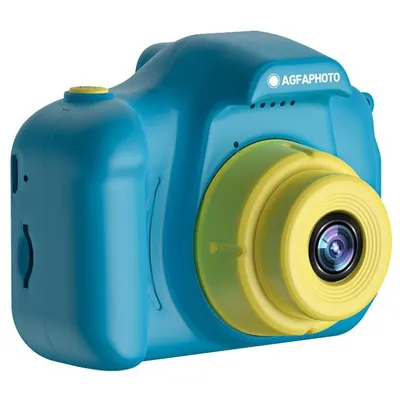 AgfaPhoto Realikids Cam Mini Kinderkamera 12MP Blau/Gelb
