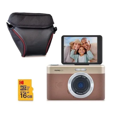 Kompaktkamera Agfaphoto Pixpro C1 13MP Zoom 4x USB-C Klappdisplay