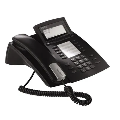 Telefon AGFEO ST 42 Schwarz 1000 Kontakte Anruferkennung