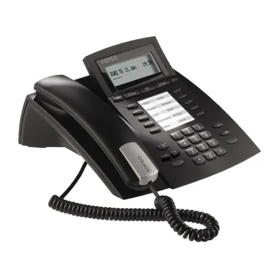 Telefon AGFEO ST 22 Schwarz 2 Leitungen beleuchtete Tastatur