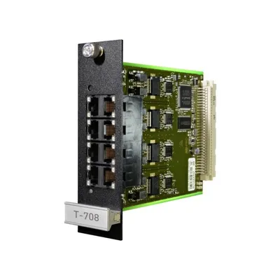 Modul AGFEO T-708 für Telefonanlage Schwarz und Grün