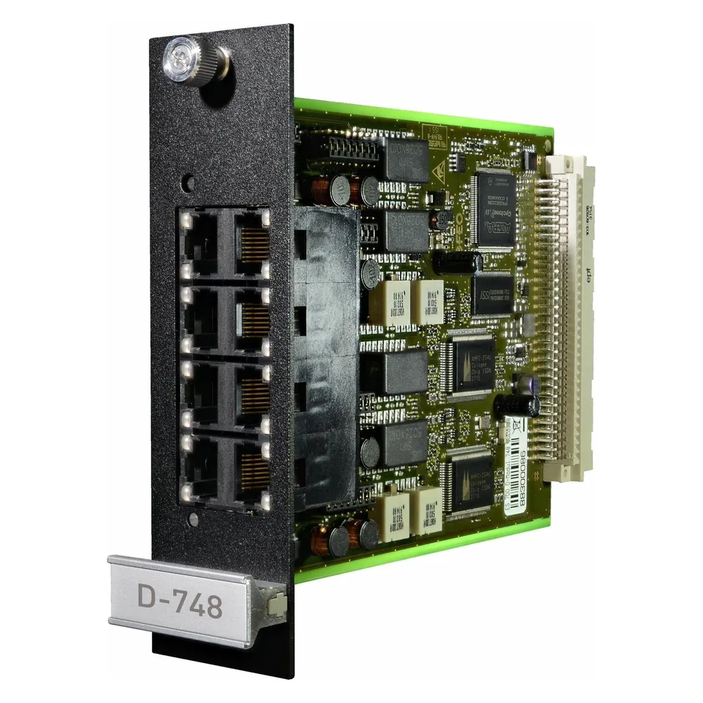 Modul AGFEO D-748 für Telefonanlage Schwarz/Grün