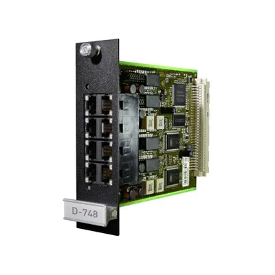 Modul AGFEO D-748 für Telefonanlage Schwarz/Grün