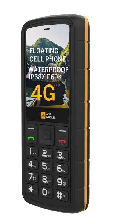 M9F - Floating 4G, Schwarz Handy