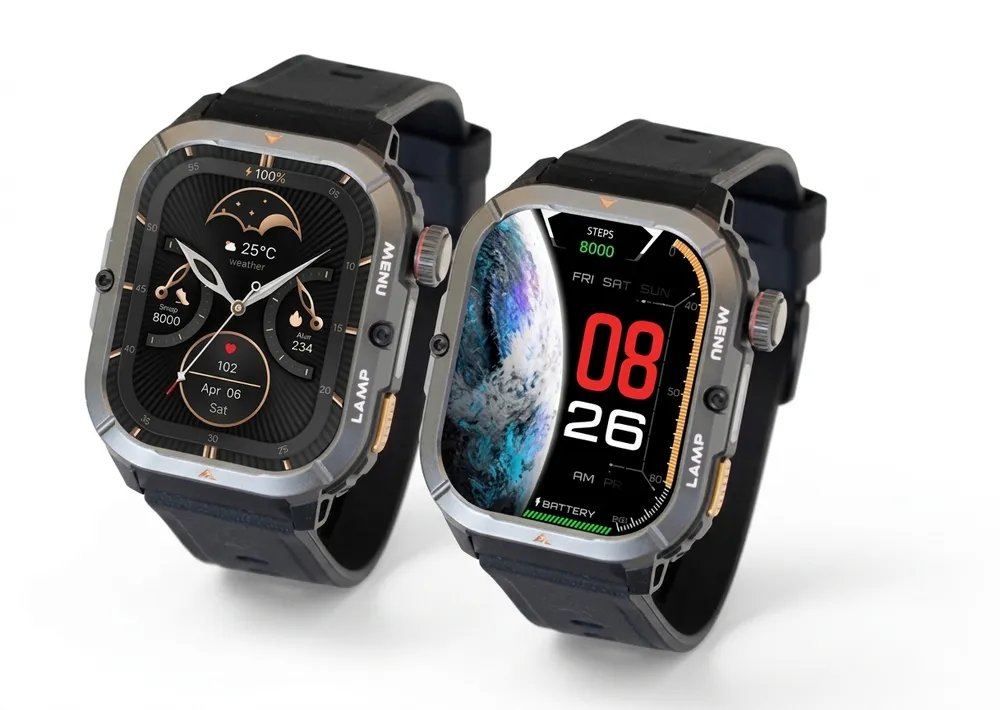 Watch Legion 3, Schwarz Smartwatch