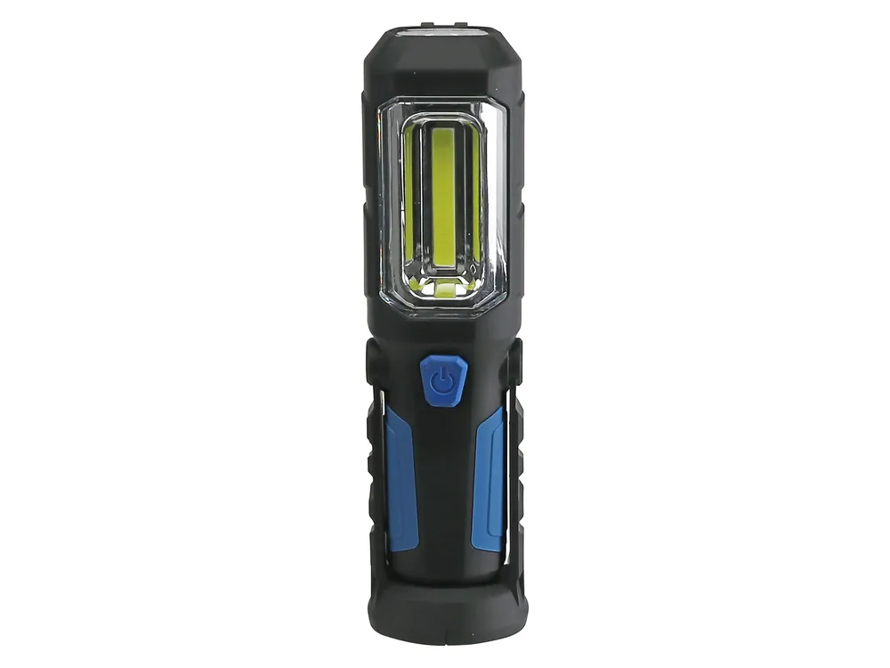 Akku-LED-Arbeitsleuchte, L006D-COB, blau/schwarz, 3,7V, 2000 mA