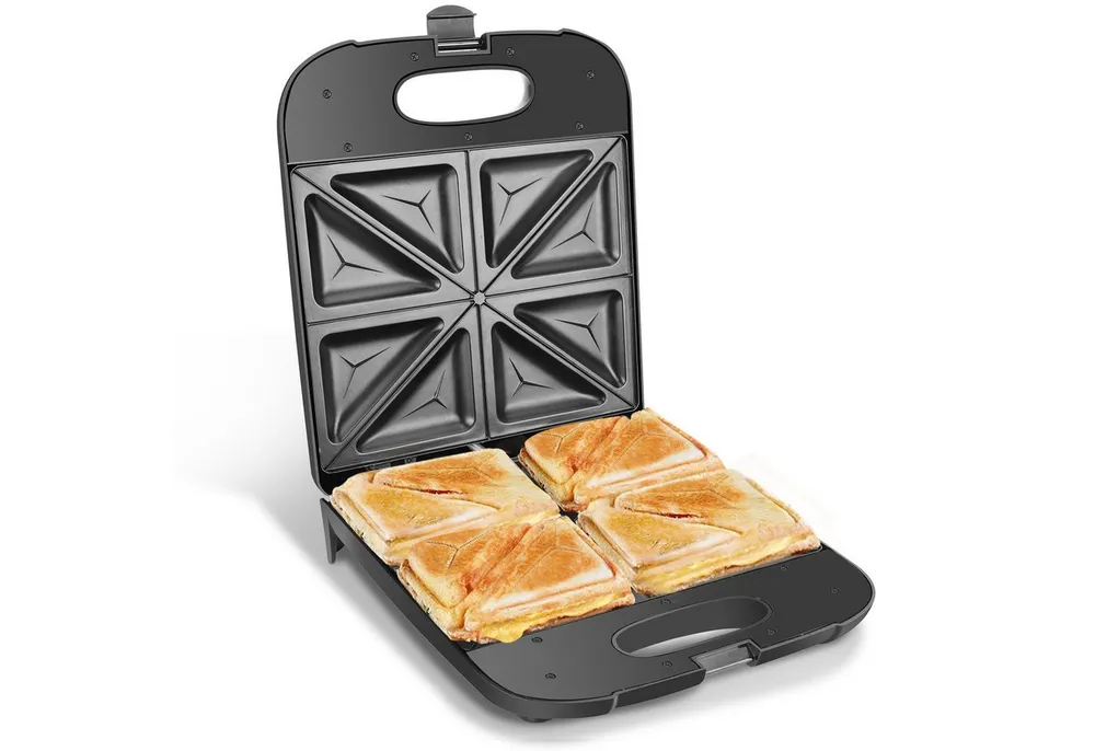Aigostar Sandwichmaker Sandwichmaker XXL, 1400W, Automatische Temperaturregelung, Sandwichmaker XXL, 1400W, Automatische Temperaturregelung