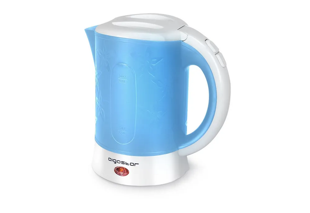 Aigostar Wasserkocher Aigostar - Kleiner Wasserkocher 0,6 L, 2 Tassen und 2 Teelöffel, Kleiner Wasserkocher 0,6 L, 2 Tassen und 2 Teelöffel