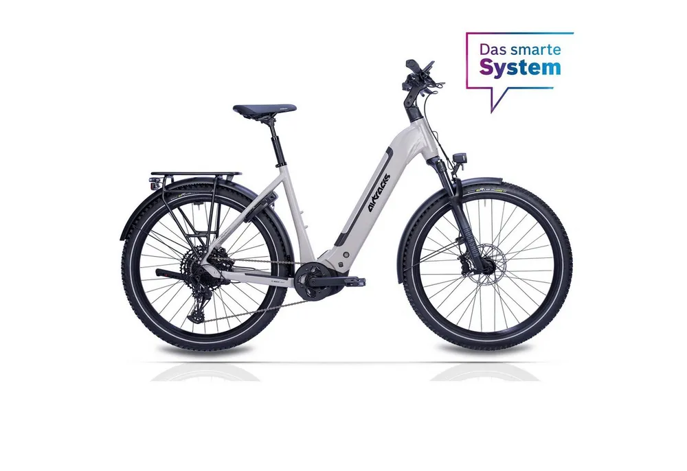 Airtracks E-Bike Trekkingrad 27,5" Damen E-BIKE SUV Wave LS TERRA CX2 BOSCH PERFORMANCE LINE PX, 12 Gang SRAM SX EAGLE Schaltwerk, Kettenschaltung, Mittelmotor, (Akku BOSCH POWERTUBE 600Wh Smart System), Display INTUVIA 100 Tiefeinsteiger, Größen - 45 50 55cm-Mod.2026