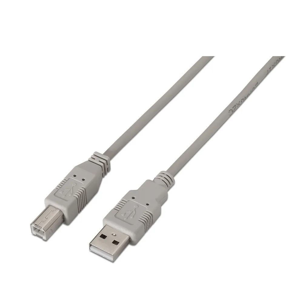 AISENS A101-0001 USB Kabel USB 2.0 1 m USB A USB B Beige