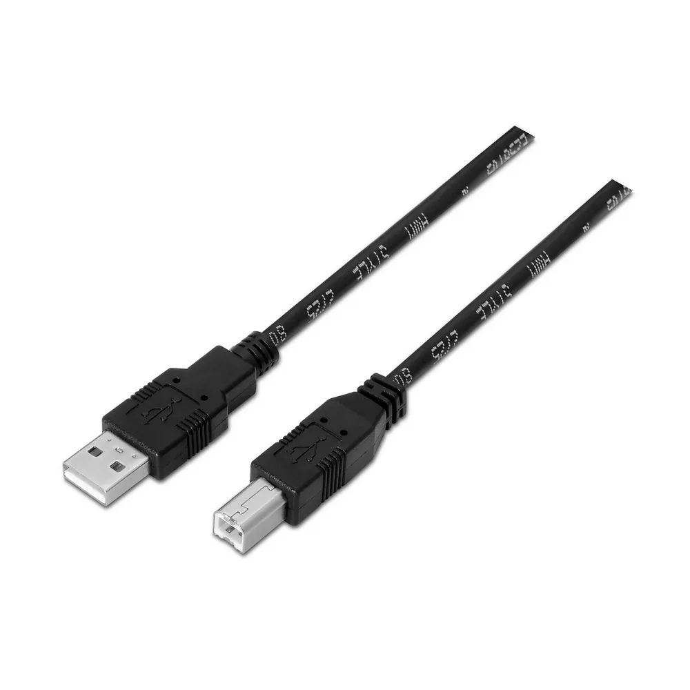 AISENS A101-0005 USB Kabel 1 m USB 2.0 USB A USB B Schwarz