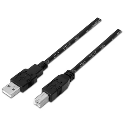 AISENS A101-0007 USB Kabel USB 2.0 3 m USB A USB B Schwarz