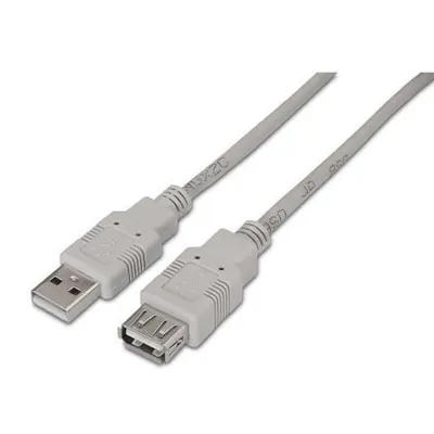 USB 2.0 Verlängerungskabel AISENS A101-0013 1,8m bis zu 2,5W 60Mbps Beige