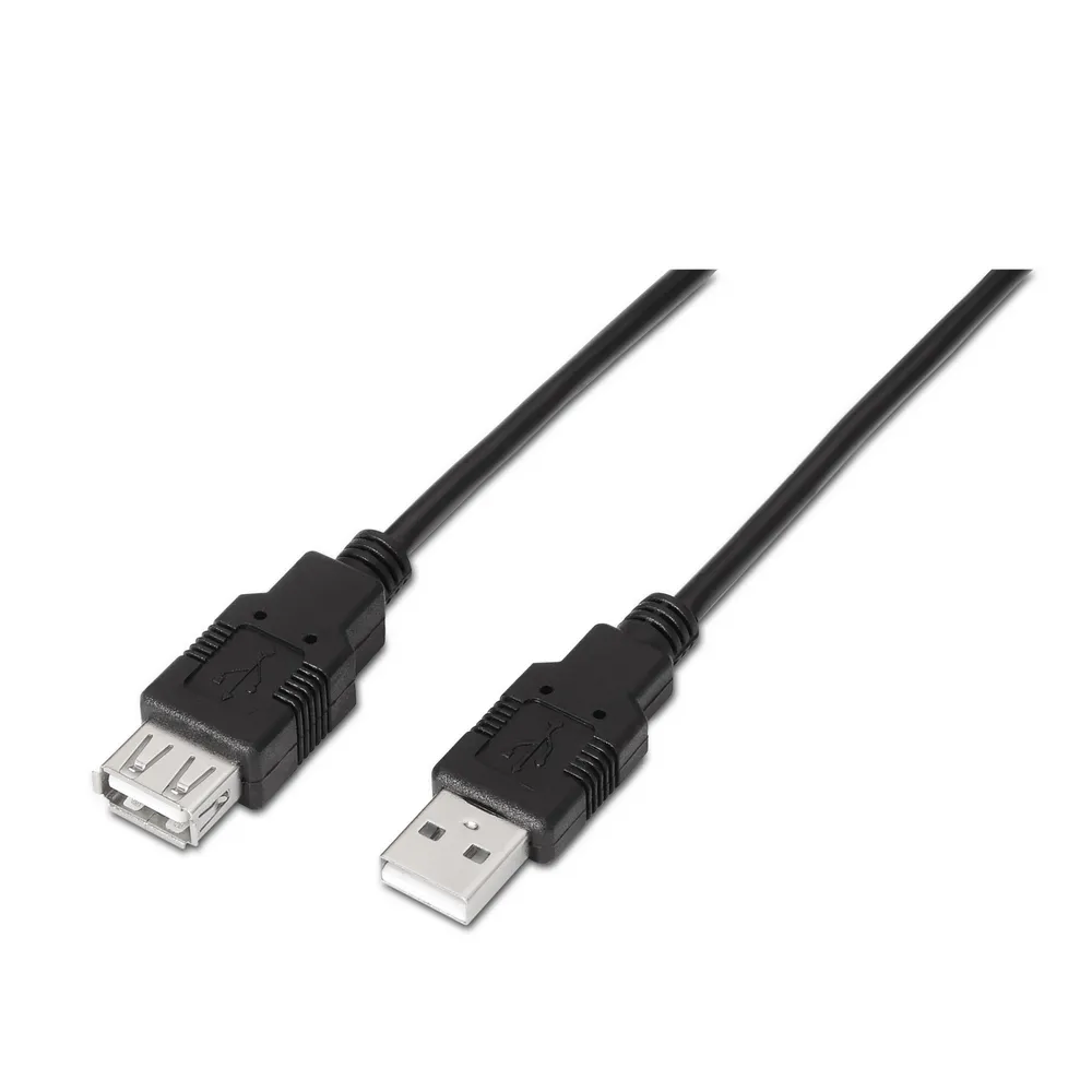AISENS A101-0015 USB Kabel 1 m USB 2.0 USB A Schwarz