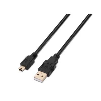 AISENS A101-0025 USB-Kabel 1,8m USB 2.0 A auf Mini-USB B Schwarz RoHS