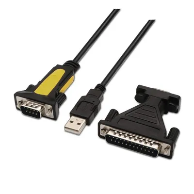 Aisens A104-0039 USB-zu-RS232-Konverter, 1,8 m, Schwarz