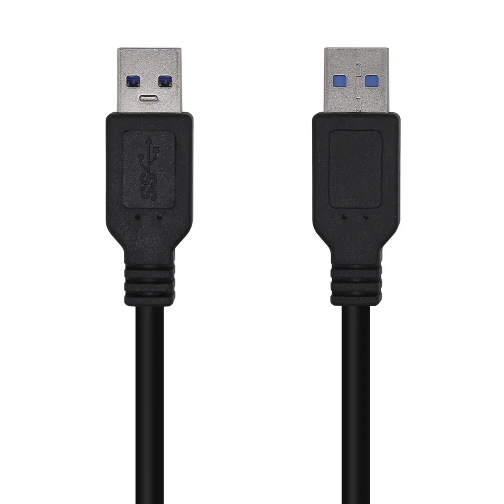 AISENS A105-0447 USB Kabel 2 m USB 3.2 Gen 1 (3.1 Gen 1) USB A Schwarz