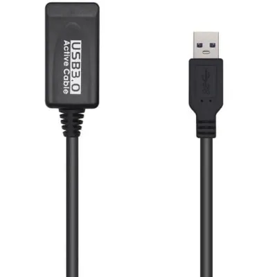 USB 3.0 Verlängerungskabel AISENS A105-0525 Verstärker 5m 625Mbps schwarz