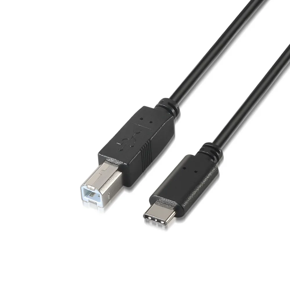 AISENS A107-0054 USB Kabel 2 m USB 2.0 USB C USB B Schwarz