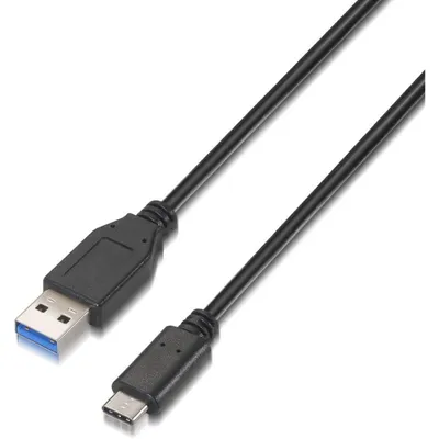 AISENS A107-0060 USB Kabel USB 3.2 Gen 2 (3.1 Gen 2) 1 m USB A USB C Schwarz