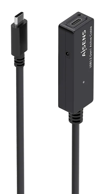 USB-C Verlängerungskabel Aisens A107-0869 5m Amplifier USB 3.2 Gen1x1 Schwarz USB-C Verlängerungskabel Aisens A107-0869 5m Amplifier USB 3.2 Gen1x1 Schwarz
