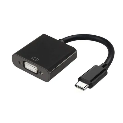 USB-C zu VGA Adapter Aisens A109-0347 Schwarz 15 cm