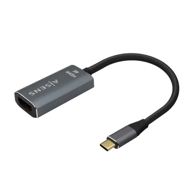 AISENS A109-0683 Videokabel-Adapter 0,15 m USB Typ-C HDMI Typ A (Standard) Grau