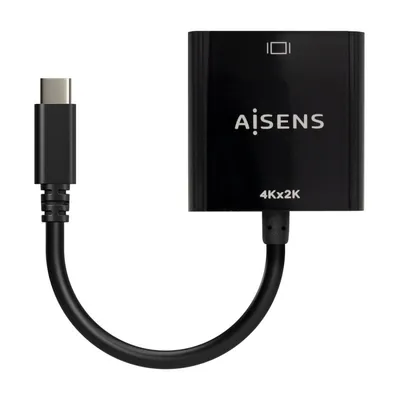 AISENS A109-0684 Videokabel-Adapter 0,15 m USB Typ-C HDMI Typ A (Standard) Schwarz