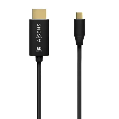 Aisens USB-C auf HDMI 2.1 Adapterkabel 8K 2 m Schwarz