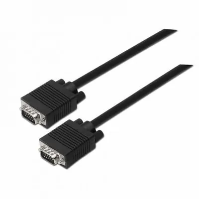 SVGA-Kabel AISENS A113-0070 HDB15/Stecker-Stecker 5m doppelt geschirmt schwarz