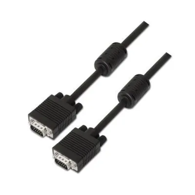 AISENS A113-0071 SVGA-Kabel, 1,8 m, Schwarz, Auflösung 2048 x 1536, Ferrit, doppelt geschirmt
