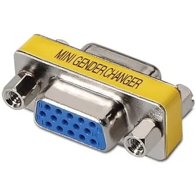 SVGA-Adapter AISENS A114-0082 HDB15/H-HDB15/H Blau Silber RoHS