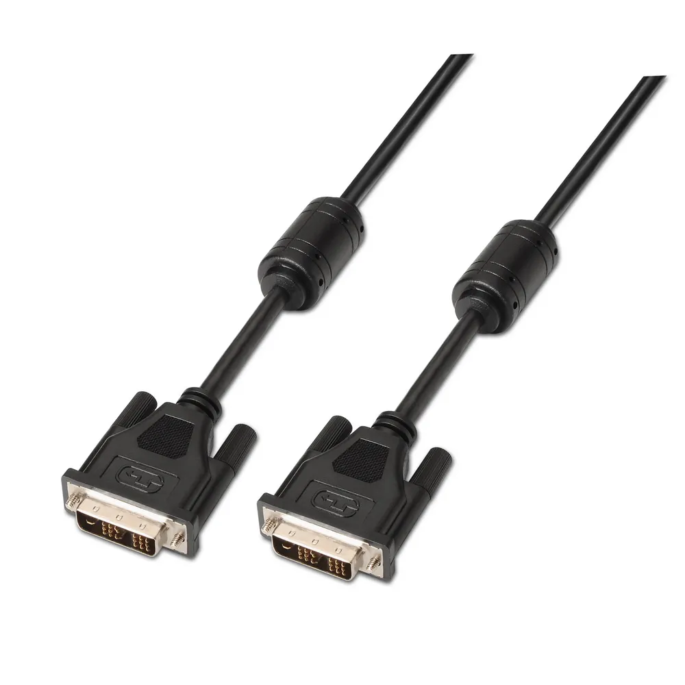 DVI-Kabel Aisens A117-0086 DVI-D 18+1 Ferrit 1.8m Schwarz