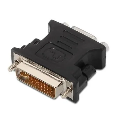 AISENS A118-0092 DVI auf SVGA Adapter 24+5 Stecker auf HDB15 Buchse, Goldkontakte, Schwarz